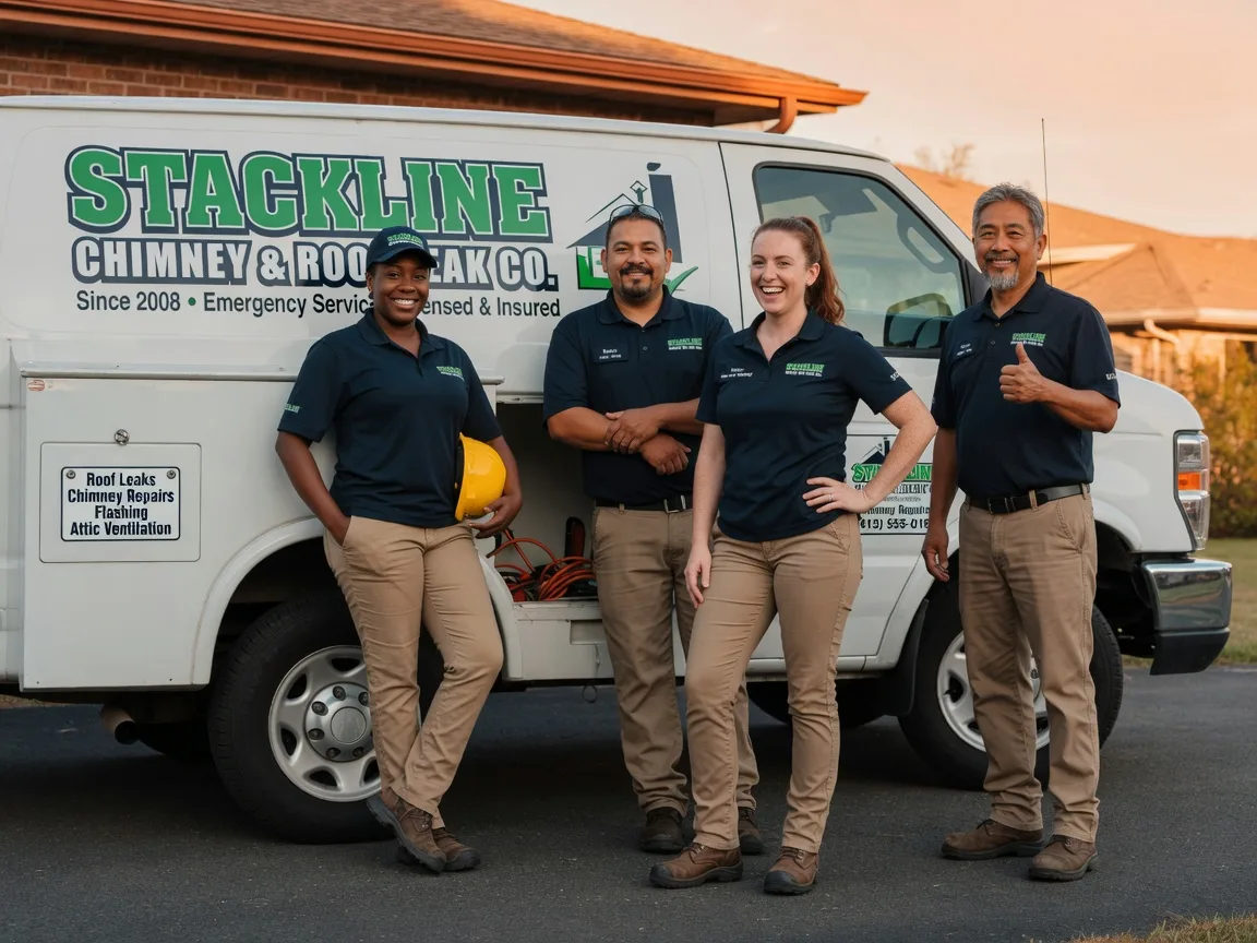 Chimney flashing repair company in Kyle, TX